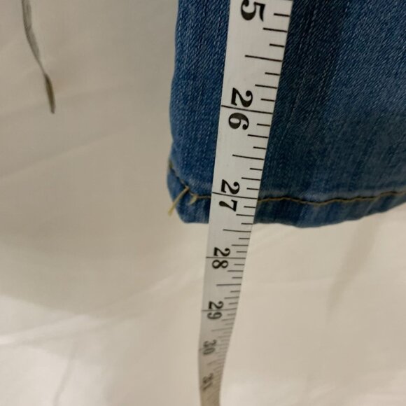 9th & Main Womens Jeans Embroidered Floral White Design, Size 16 - Picture 13 of 16